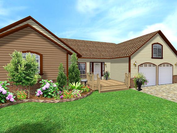 small-house-landscaping-ideas-front-yard-82 Малка къща озеленяване идеи преден двор