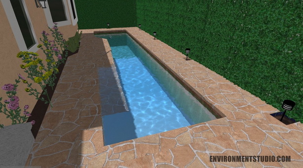 Малки басейни дизайн малки дворове