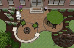 stone-patio-designs-99 Дизайн на каменни дворове
