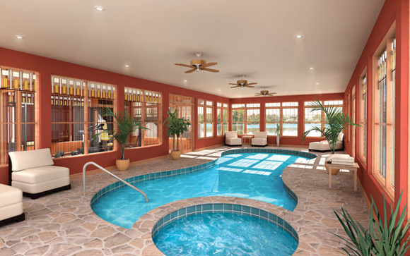 swimming-pool-in-house-design-76_5 Басейн в дизайна на къщата