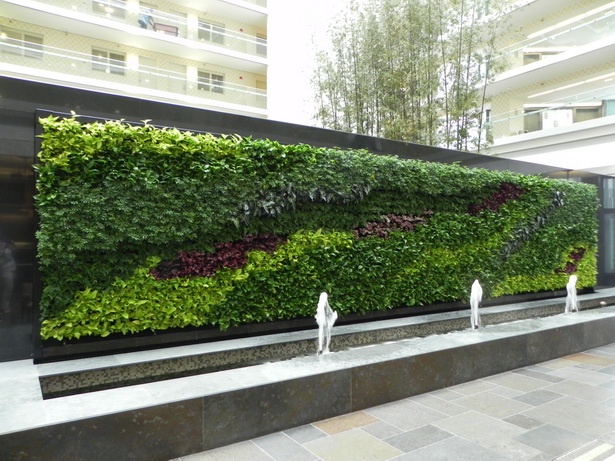 Дизайн на стена градина