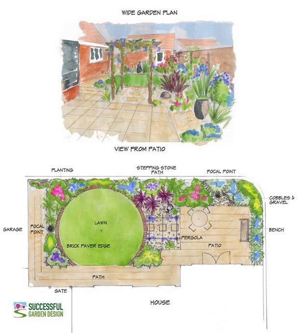 wide-garden-design-65 Широка градина дизайн