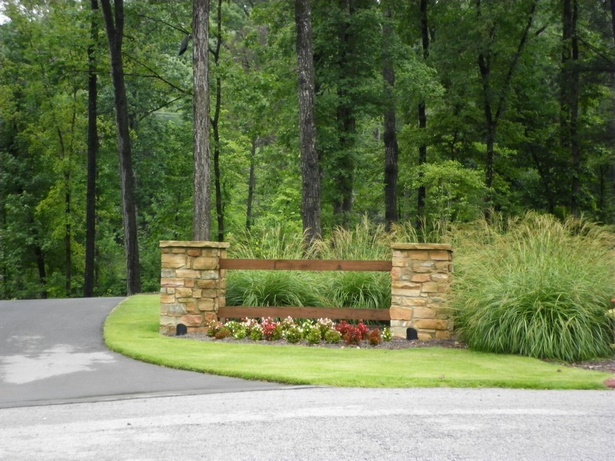 driveway-entrance-landscaping-25_13 Алея вход озеленяване