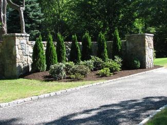 driveway-entrance-landscaping-25_18 Алея вход озеленяване
