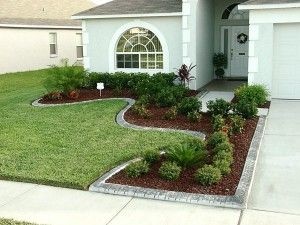 front-yard-with-driveway-landscaping-ideas-51 Преден двор с идеи за озеленяване на алеята