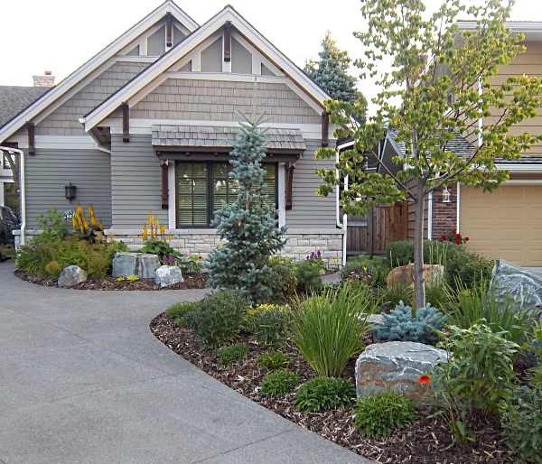 front-yard-with-driveway-landscaping-ideas-51_4 Преден двор с идеи за озеленяване на алеята