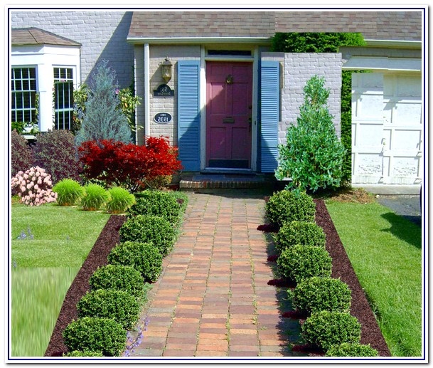 low-maintenance-landscaping-front-yard-80_11 Ниска поддръжка озеленяване предния двор