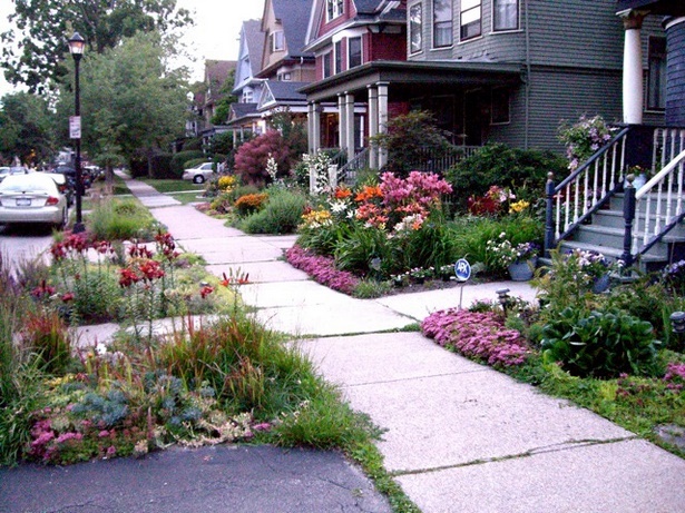 sidewalk-landscaping-ideas-79_15 Идеи за озеленяване на тротоара