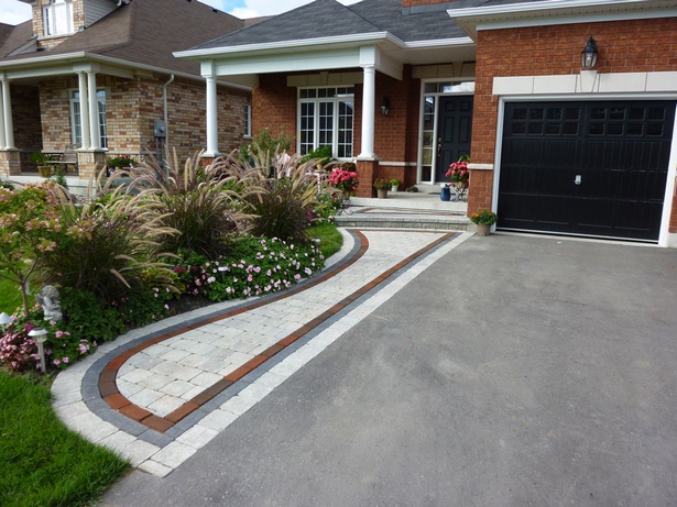 small-front-yard-landscaping-with-driveway-63_5 Малък преден двор озеленяване с алея