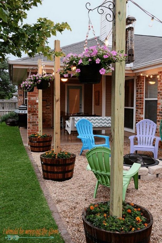 backyard-landscaping-for-cheap-85_15 Озеленяване на задния двор за евтини