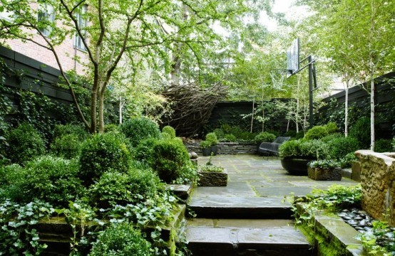 courtyard-garden-designs-31_6 Двор градина дизайни