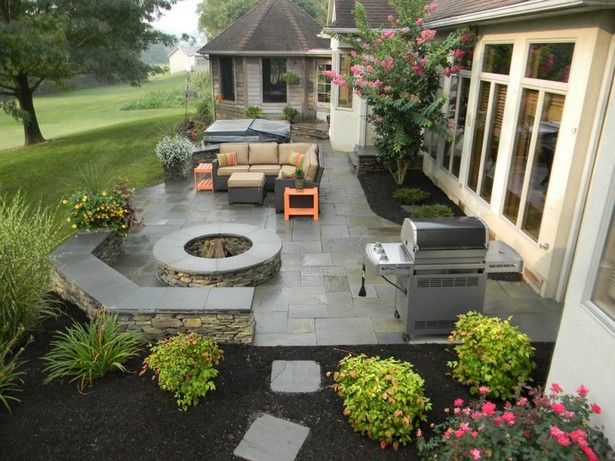 cement-patio-landscaping-28_3 Цимент вътрешен двор озеленяване