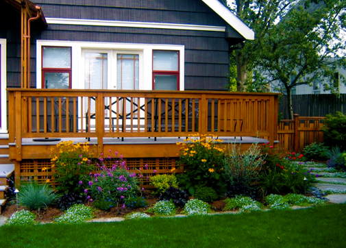 garden-around-deck-ideas-13 Градина около палубата идеи