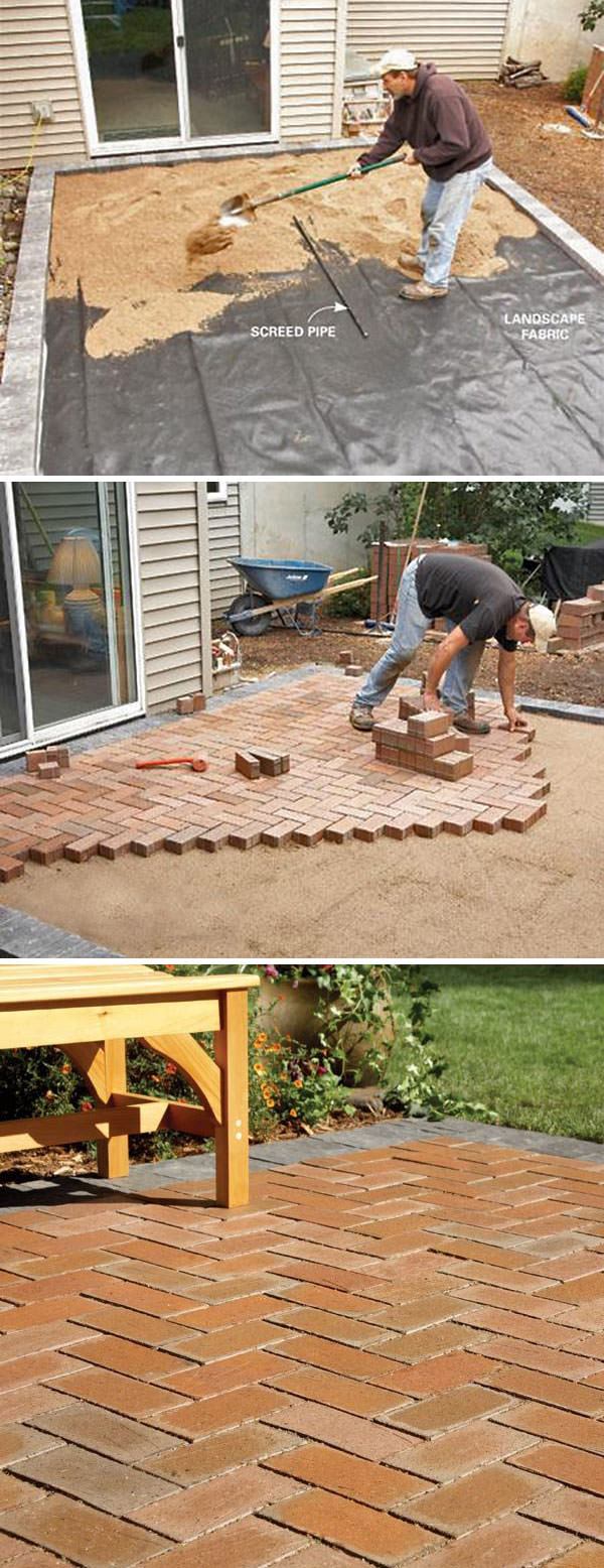 Евтини начини за покриване на бетонен вътрешен двор