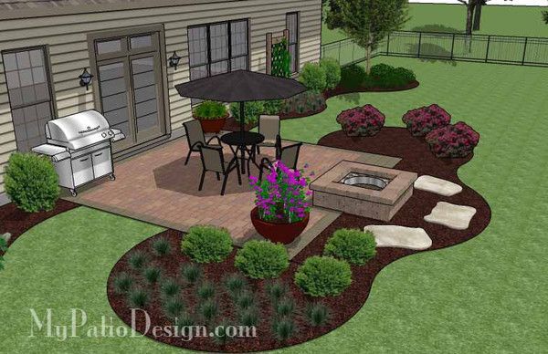 landscaping-ideas-around-cement-patio-05 Озеленяване идеи около цимент вътрешен двор