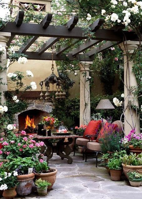 patio-decorating-ideas-with-plants-16_4 Вътрешен двор декориране на идеи с растения