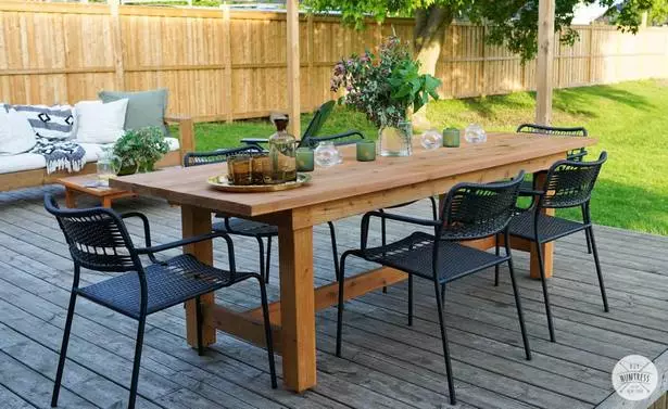 diy-outdoor-patio-table-57-1 Направи Си Сам външна маса за вътрешен двор