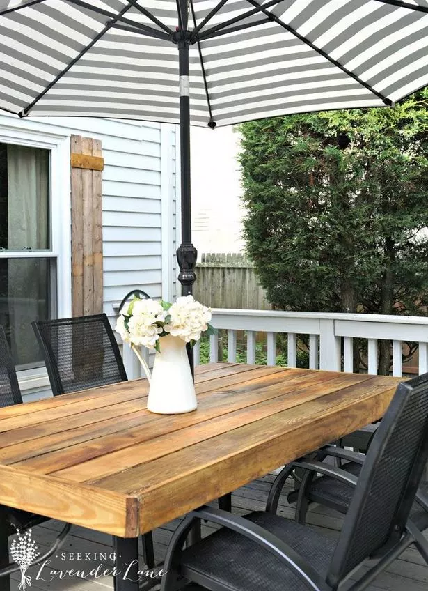 diy-outdoor-patio-table-57_4-13 Направи Си Сам външна маса за вътрешен двор