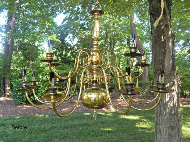 homemade-outdoor-chandelier-51-1 Домашно открит полилей