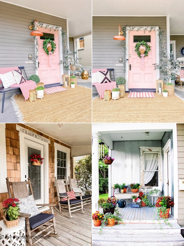 cottage-porch-decorating-ideas-001 Вила веранда декоративни идеи