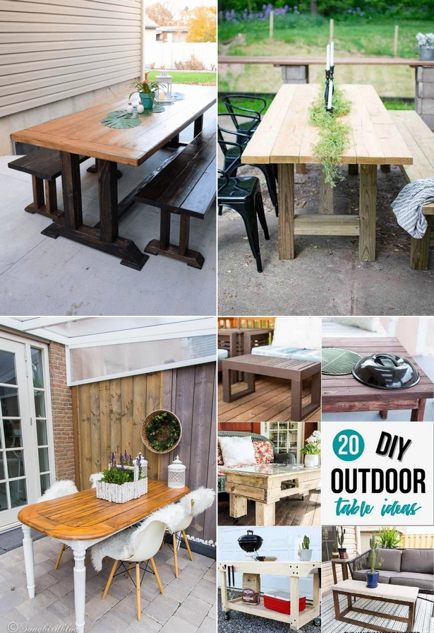 patio-table-ideas-wood-001 Вътрешен двор идеи за маса дърво