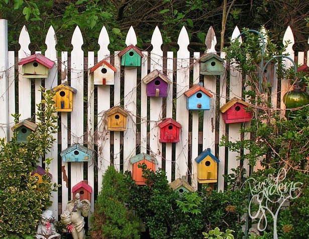 Градински идеи за декорация на ограда