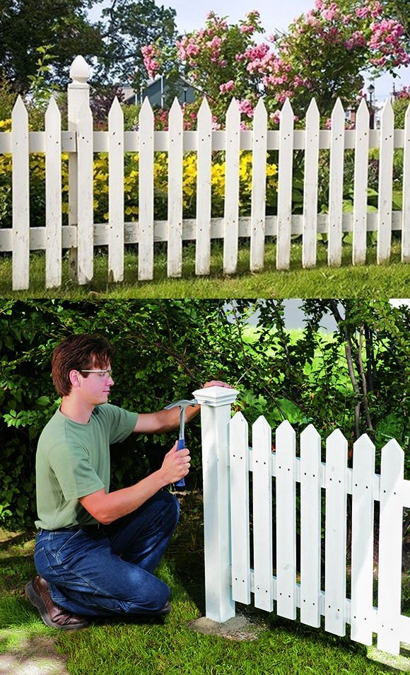 small-white-picket-fence-for-garden-43_16 Малка бяла ограда за градина