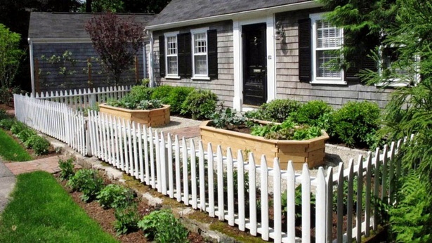 small-white-picket-fence-for-garden-43_9 Малка бяла ограда за градина