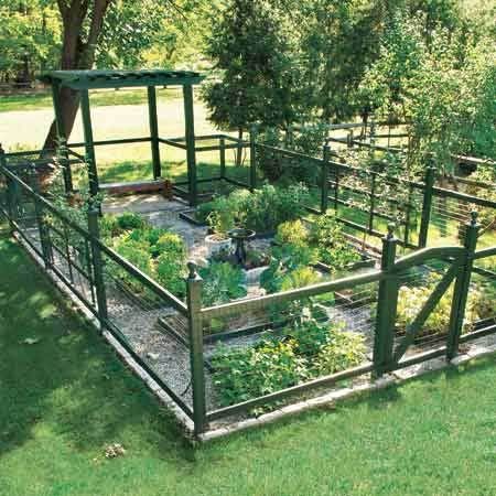 vegetable-garden-fencing-ideas-87_4 Зеленчукова градина фехтовка идеи