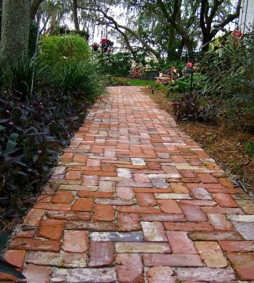 brick-garden-path-10 Тухлена градинска пътека