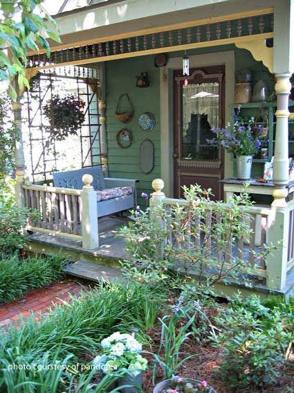 cottage-porch-decor-39_10 Вила веранда декор