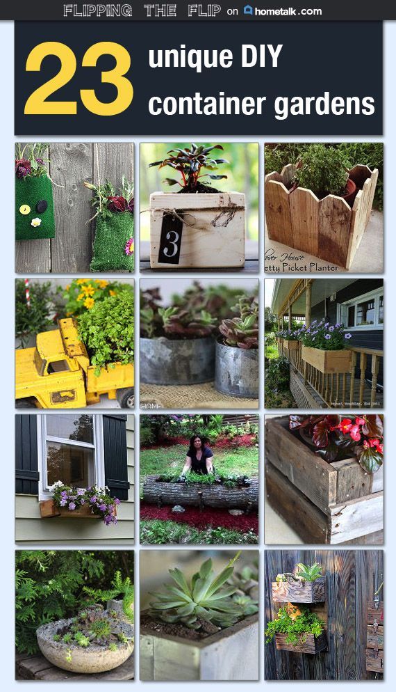 diy-container-garden-ideas-74 Направи Си Сам контейнер градински идеи