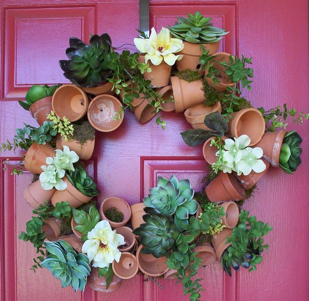 flower-pot-wreath-52 Саксия венец