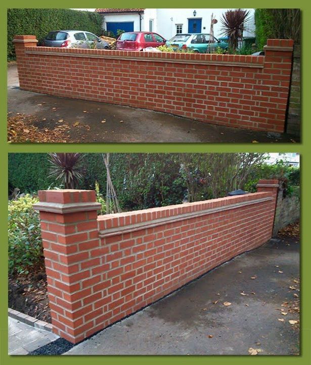 front-garden-brick-wall-designs-72_18 Фронт градина тухлена стена дизайни