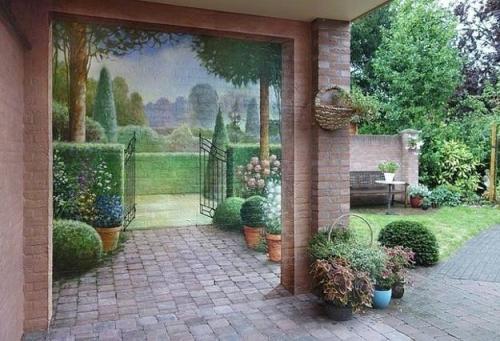 front-garden-brick-wall-designs-72_8 Фронт градина тухлена стена дизайни