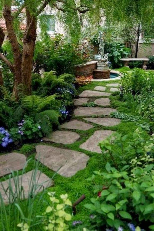Градински пътеки за малки градини