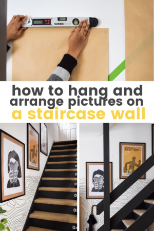 arranging-photos-on-staircase-wall-95 Подреждане на снимки на стълбищна стена