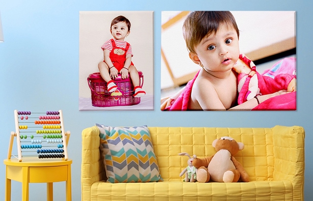 Идеи за стена за бебешки снимки