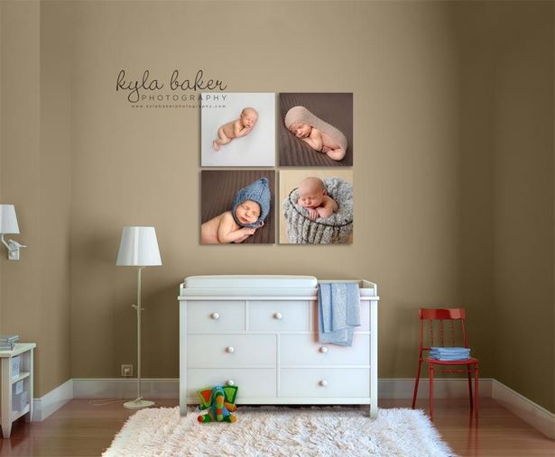baby-photo-wall-ideas-69_19 Идеи за стена за бебешки снимки