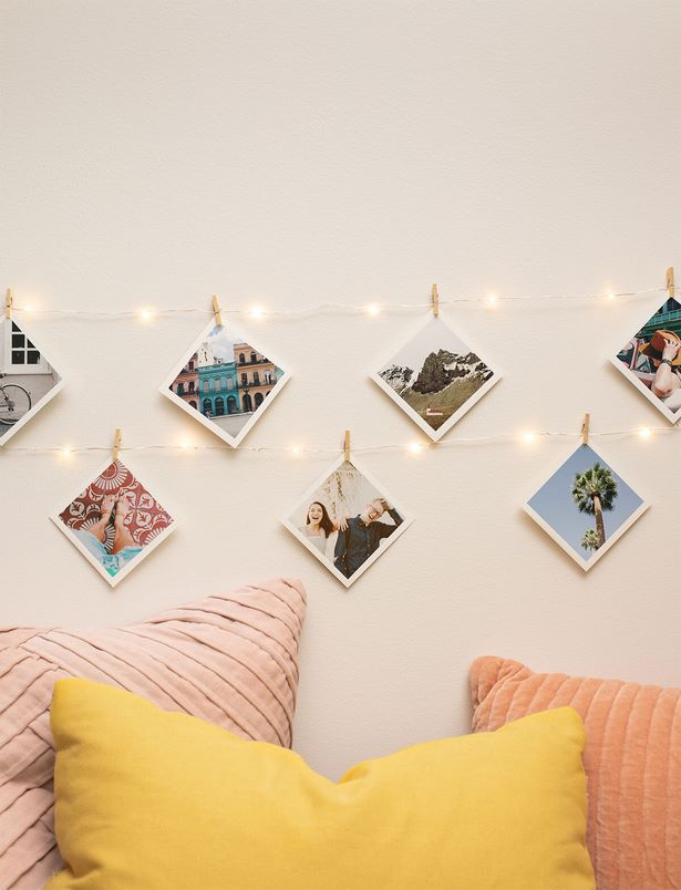 creative-ways-to-hang-photos-on-wall-57 Творчески начини за окачване на снимки на стената