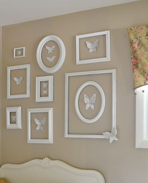 decorating-with-frames-on-walls-34_14 Декориране с рамки по стените