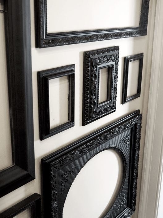 decorating-with-frames-on-walls-34_3 Декориране с рамки по стените