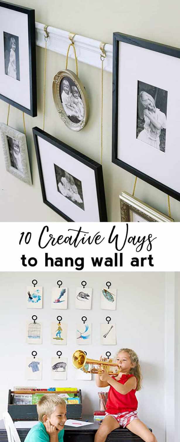 decorative-ways-to-hang-pictures-14_11 Декоративни начини за окачване на снимки