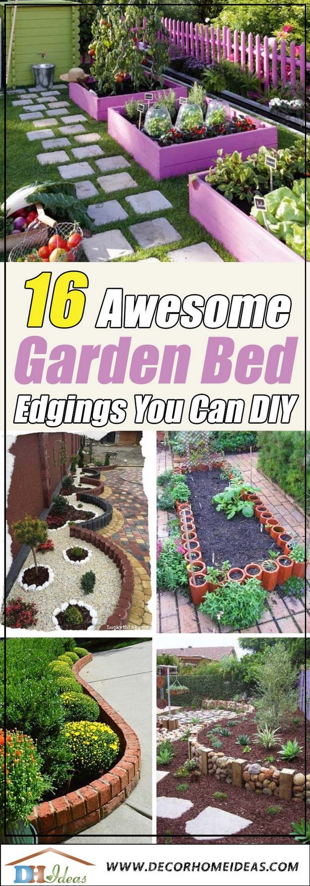 diy-garden-bed-edging-09_5 Направи Си Сам градинско легло кант