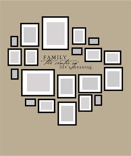 family-photo-arrangements-on-wall-55_10 Семейни снимки на стената
