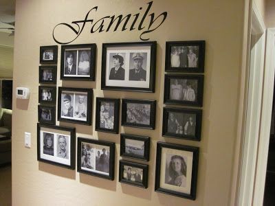 family-photo-arrangements-on-wall-55_2 Семейни снимки на стената