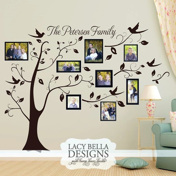 family-photo-wall-decor-ideas-81_13 Семейна снимка идеи за декор на стена