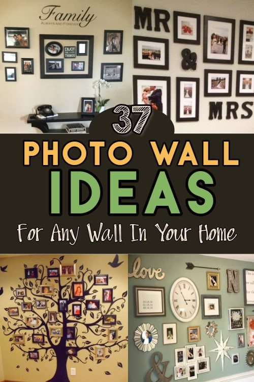 family-photo-wall-decor-ideas-81_9 Семейна снимка идеи за декор на стена
