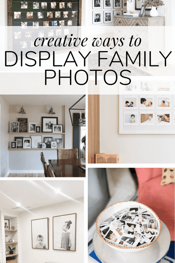 family-photo-wall-display-ideas-44 Семейни снимки стена дисплей идеи