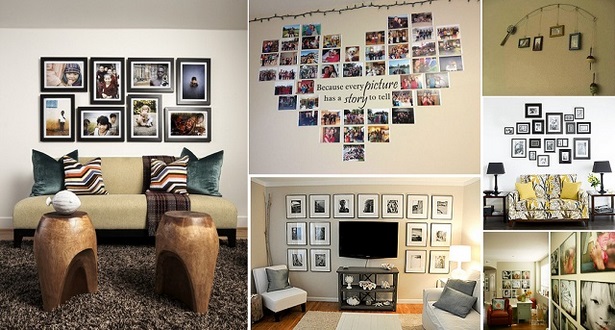 family-photo-wall-display-ideas-44_5 Семейни снимки стена дисплей идеи